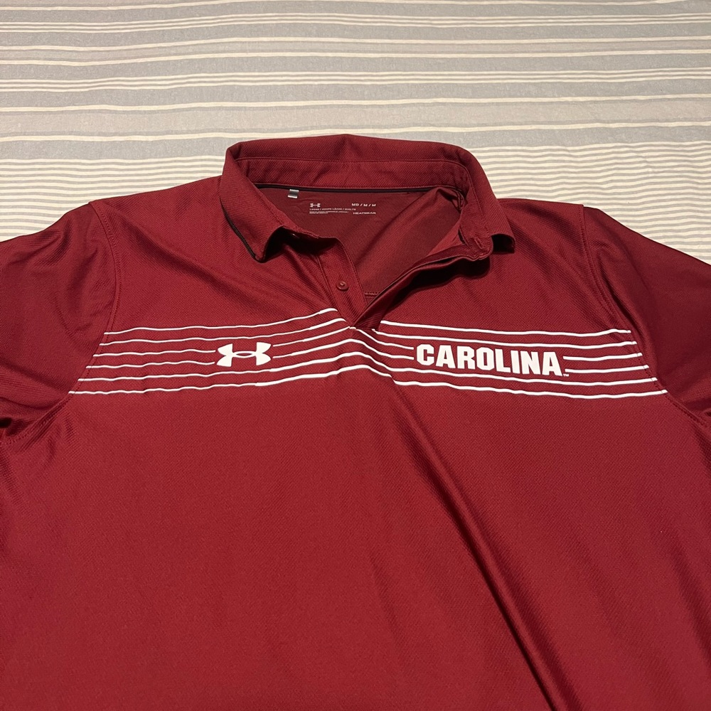 University of South Carolina Under Armour Polo Mens Medium
